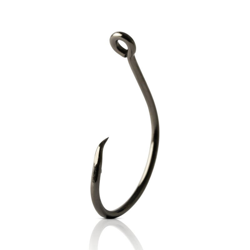 Mustad Demon Offset Circle, 1X Strong - Black Nickel-1/0 - Image 2